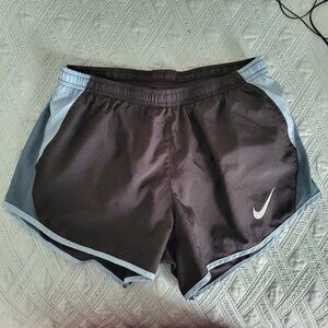 XS Women's Nike Running Shorts - Black with Blue Accents